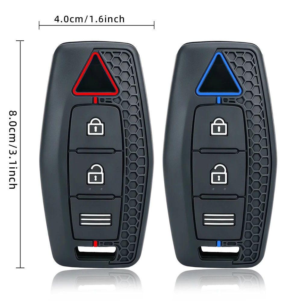 Silicone Car Smart Key Case Cover For Mitsubishi Outlander 2023 2022 3 Bottons Auto Remote Key Shell Fob Holder Accessories view 6