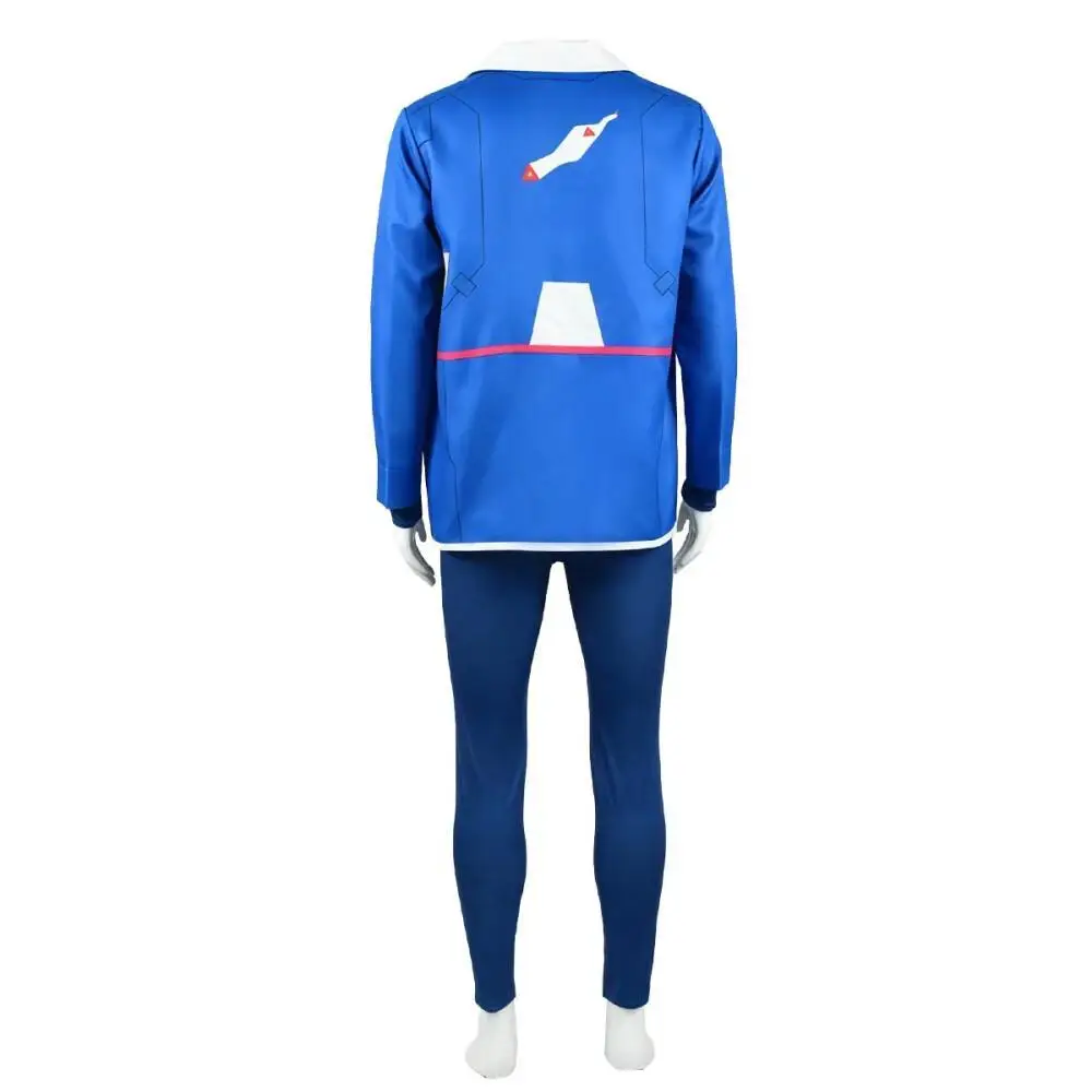 Game Cyberpunk Cosplay Edgerunners 2 Netrunner D Cosplay Costume Blue Cargo Jacket Coat Unisex Comic Halloween Party - view 2