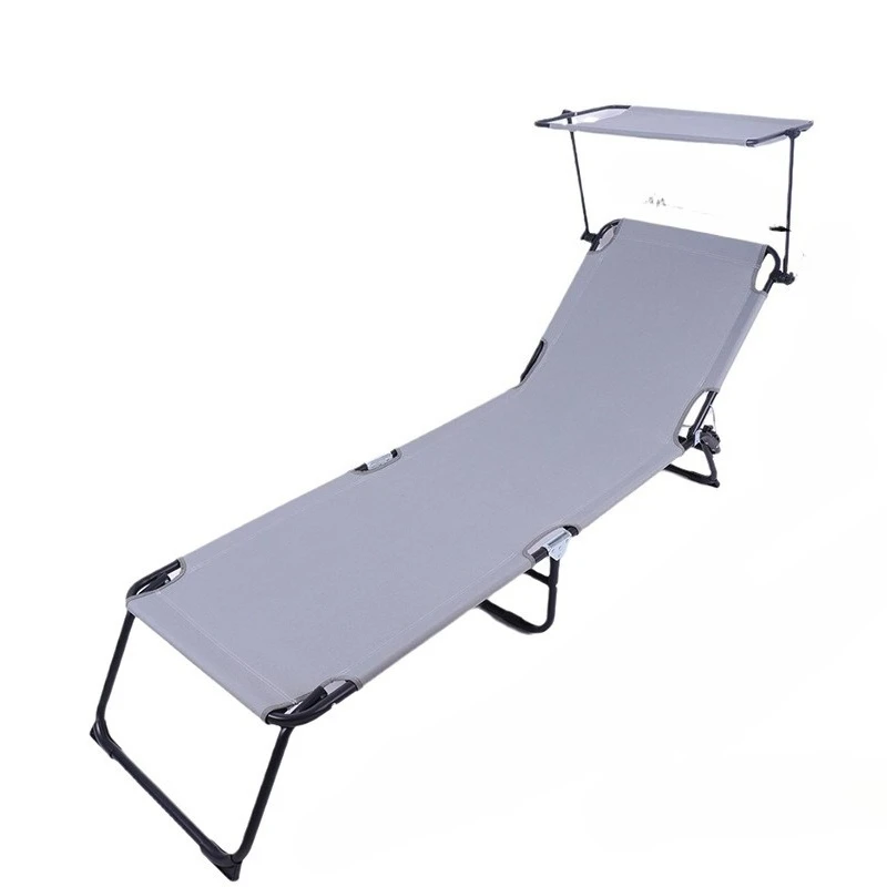 

Outdoor Camping Chair Camping Rollaway Bed Portable Multifunctional Shade Fishing Office Home Marching Chair Reclining Chair