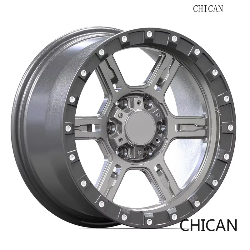

【2026】CHICAN 4x4 Forged Wheels Bright Finish Real Beadlock Offset 16-23 Inch Offroad SUV Rims