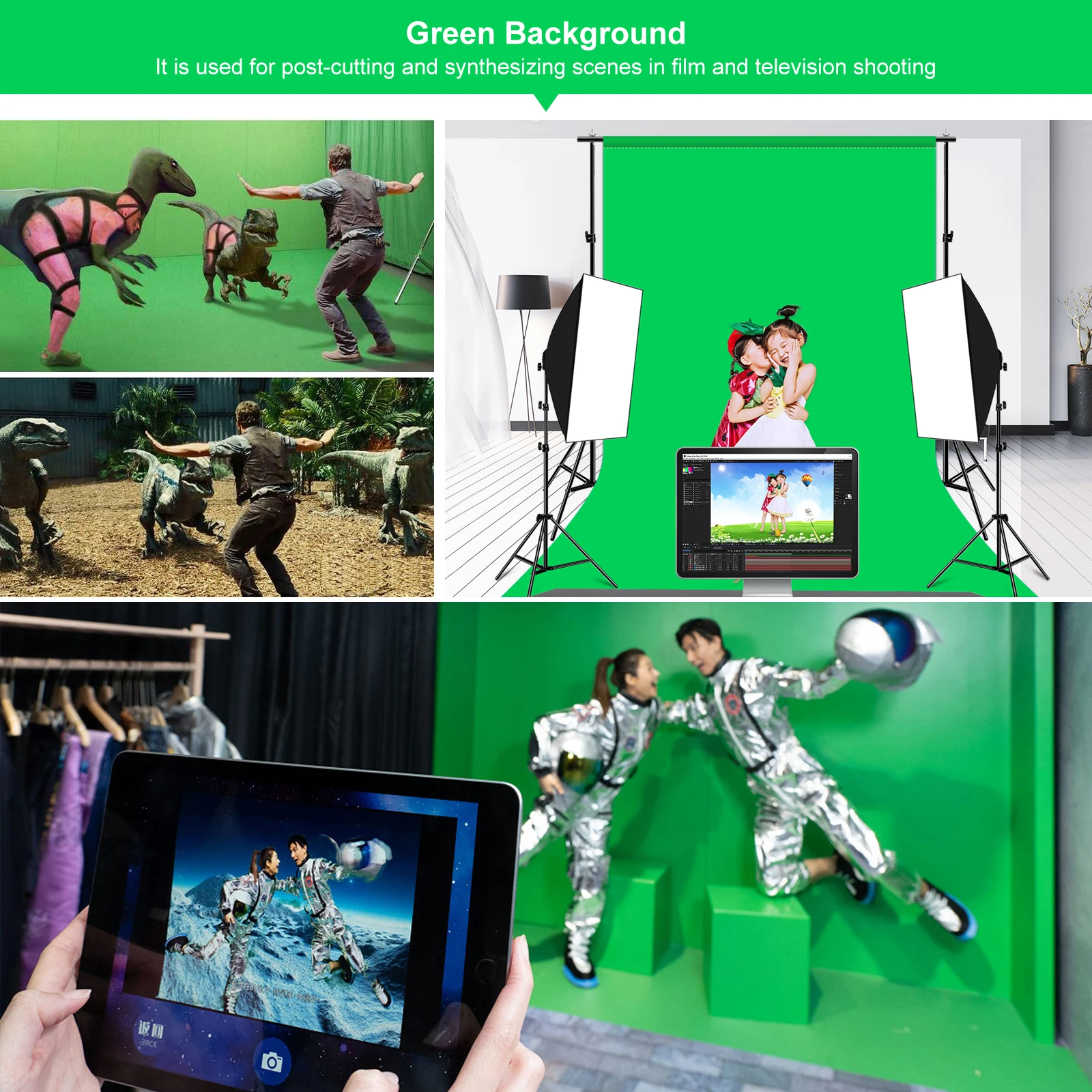 PULUZ 3m x 6m التصوير خلفية القماش الناعم بلون غير عاكس صور خلفية قابل للغسل قابلة للكي اطلاق النار الدعائم