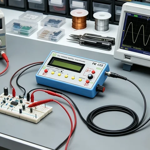 FG 150 DDS Waveform Function Generator 0.1hz 500khz Output 50ohm Impedance Dc Offset Adjustable For Oscilloscope Audio Amplifier