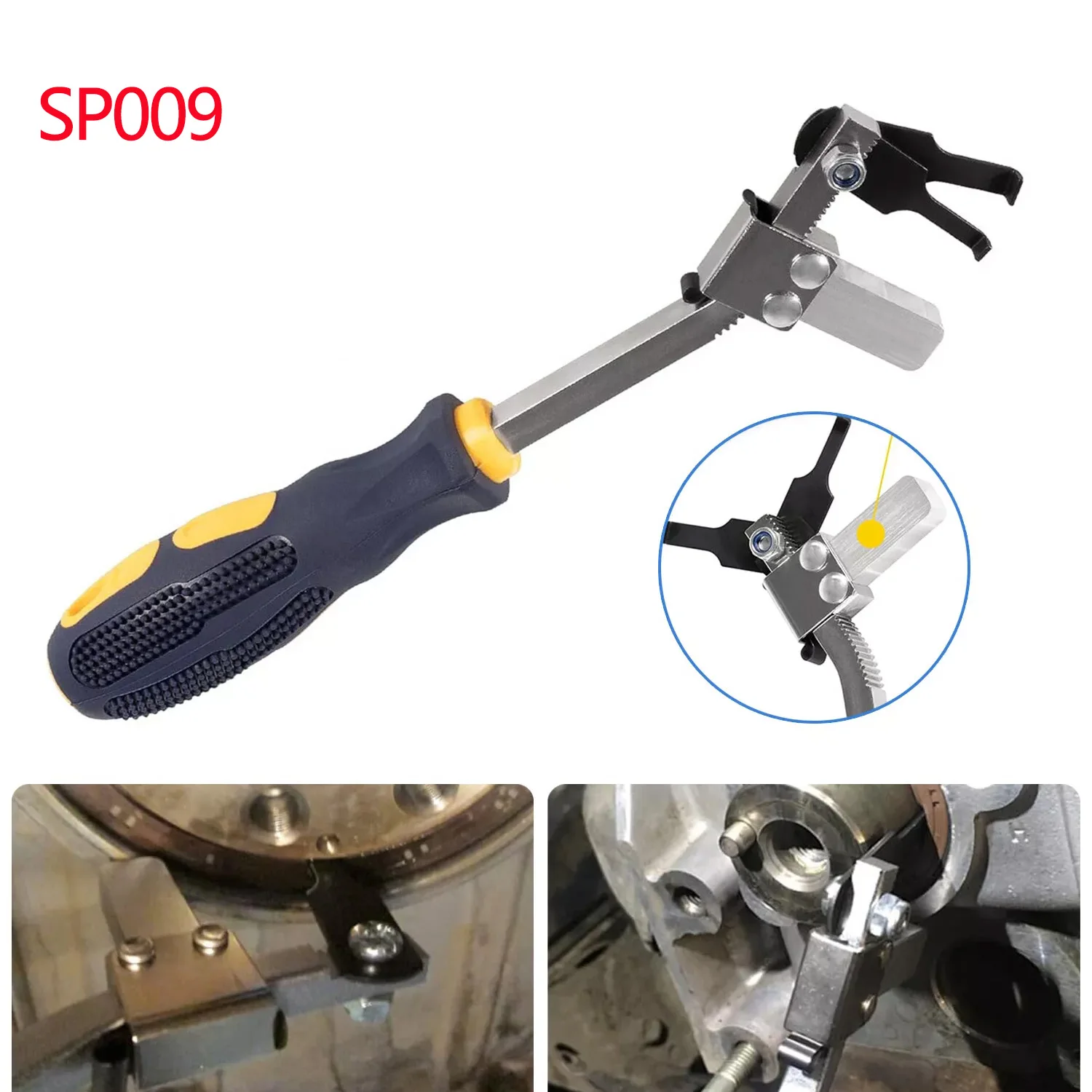 

Shaft Type Seal Puller, Universal Seal Removal Tool SP009 for Camshaft and Crankshaft Seals with Adjustable Locking Fulcrum