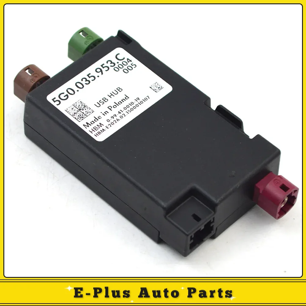 

USB Converter Rear USB Module USB Hub For Passat B8/ Variant Tiguan MK2 Touran Golf 7 CC Superb Caddy 5G0 035 953 C 5G0035953C