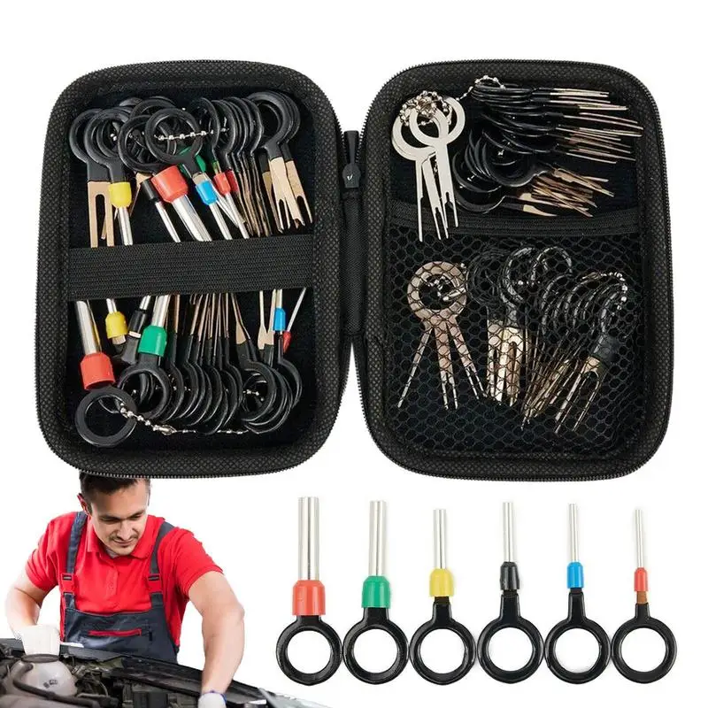 Automotive Terminal Removal Tool Electrical Wiring Crimp Motorist Kit Wires Pin Extractor Wire Terminal Removal Depinning Tool