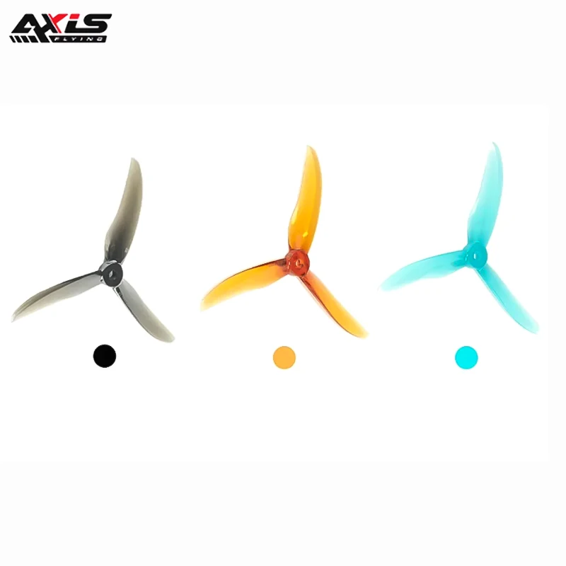 2 زوج Axisflying BlackBird V2 BB39 الدعائم 5 بوصة 3 شفرة المروحة لمانتا V2 5 بوصة ألياف الكربون صحيح X الإطار أطقم