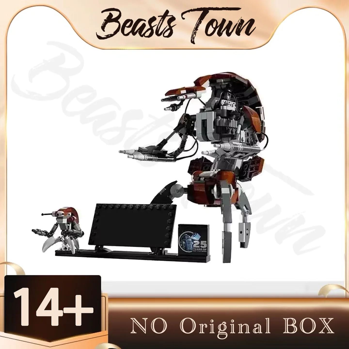 2025 New Battle Droidekai Model Building Blocks Bricks Movie Fan Idea Destroyer Robot 75381 For Kids Halloween Christmas Gifts