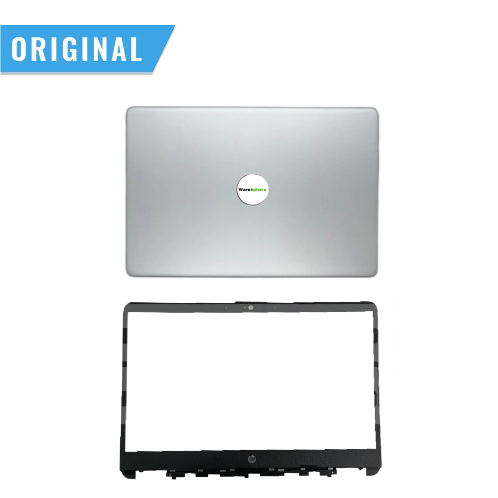 Imagem -02 - Original para hp 14-dq fq 14s-dr 14s-fr Tpn-q221 Lcd Capa Traseira Case Tampa Traseira Moldura Dianteira Ea0pa001010 Ea0pa002010 Tira Novo