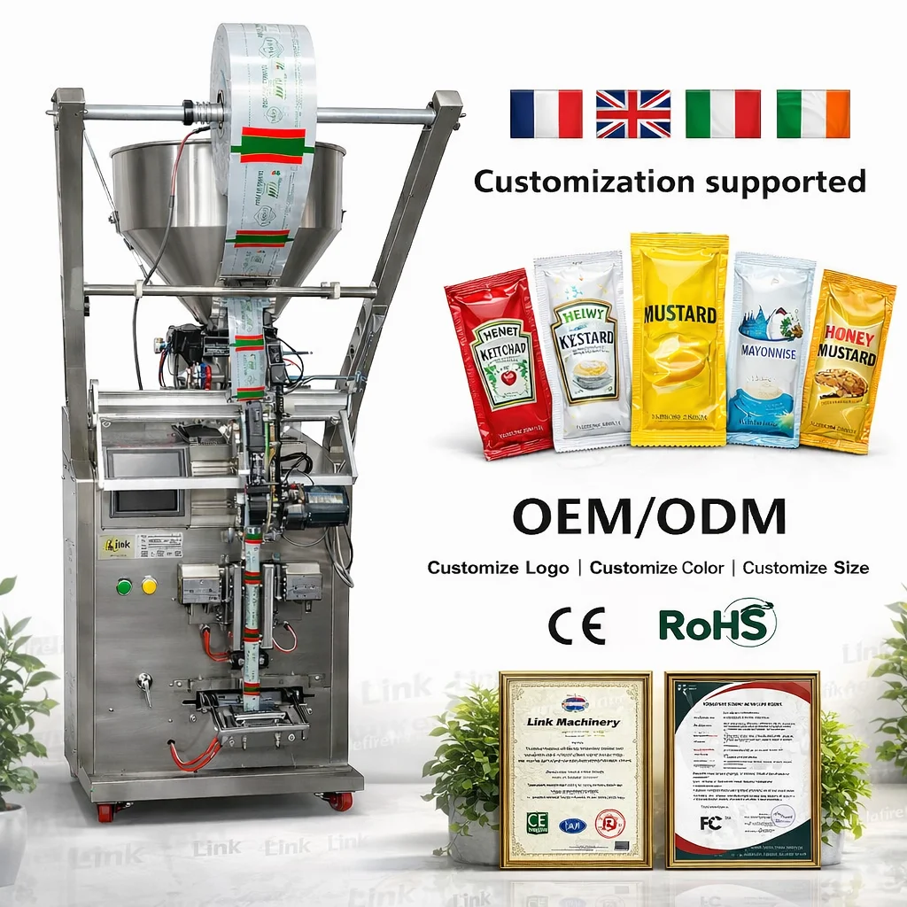 

Automatic Juice Packaging Machine Liquid Milk Honey Ketchup Filling Machine Food Bagging Sauce Packing Machine