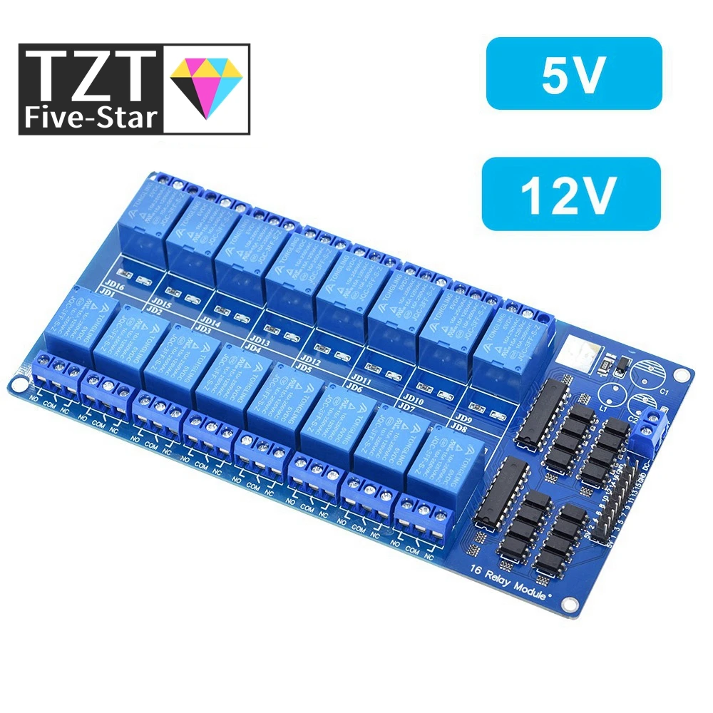 modulo-de-rele-tzt-1-3pcs-5v-12v-16-canais-para-arduino-arm-pic-avr-dsp-com-placa-de-rele-eletronico-e-isolamento-por-optoacoplador