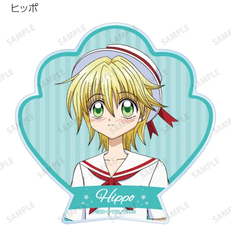 Anime Mermaid Melody Pichi Pitch Lucia Nanami Hanon Hosho Shell-shaped Form Acrylic Stand Model Plate Keychain Desk Decor