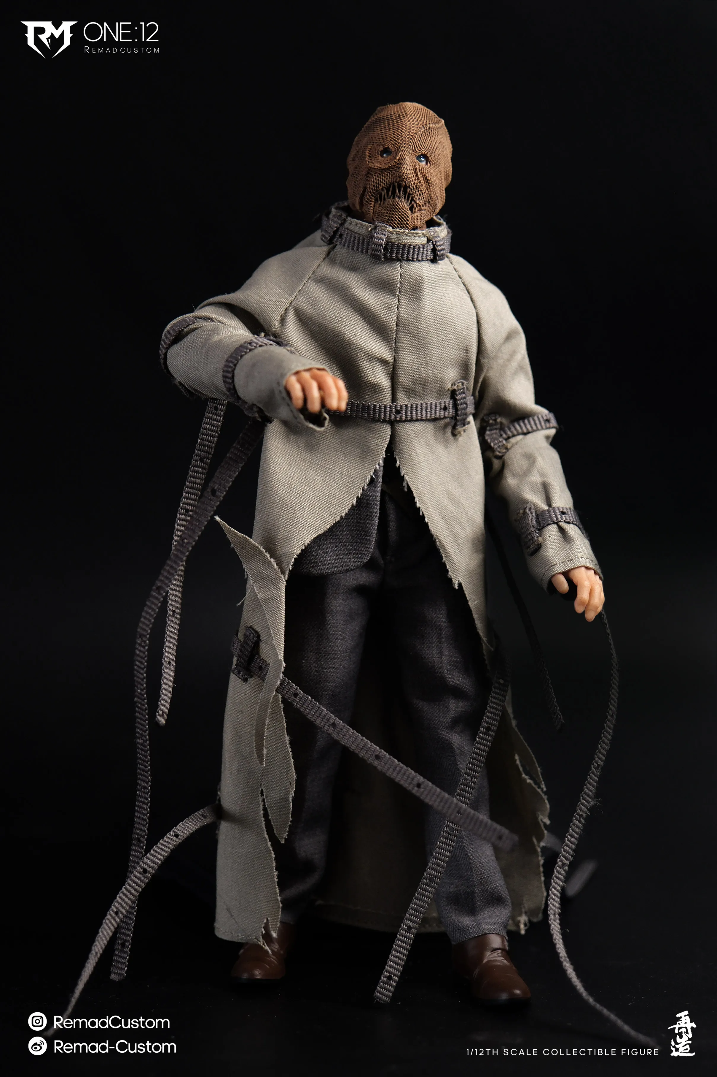 Presale Remad Custom RM003 1/12 Scale Classic Movie Gotham Scarecrow Male warrior Full Set 6inch Action Figure Body Doll