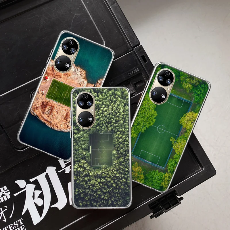 Football field football hot blood sports Phone Case For Huawei P50 Pro P40 P30 Lite P20 P10 Mate 40 Pro 30 20 Lite 10 Cover Shel