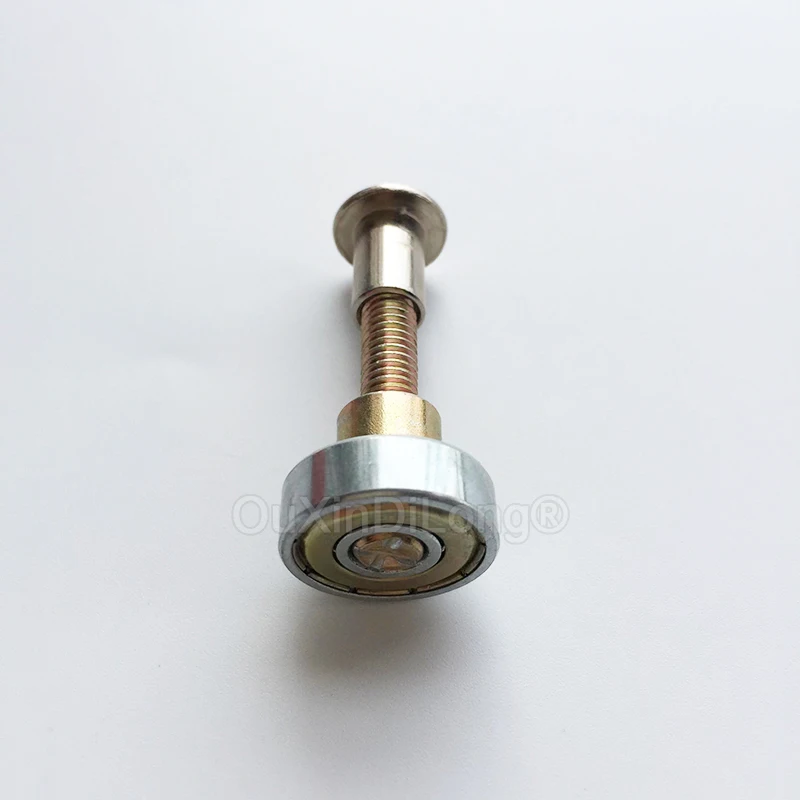 دائم 4 قطعة طاولة طعام معدنية محامل طاولة خشبية دليل السكك الحديدية تحمل رفع الجدول تخطي تحمل بكرات الجدول إصلاح أجزاء + المكسرات #5