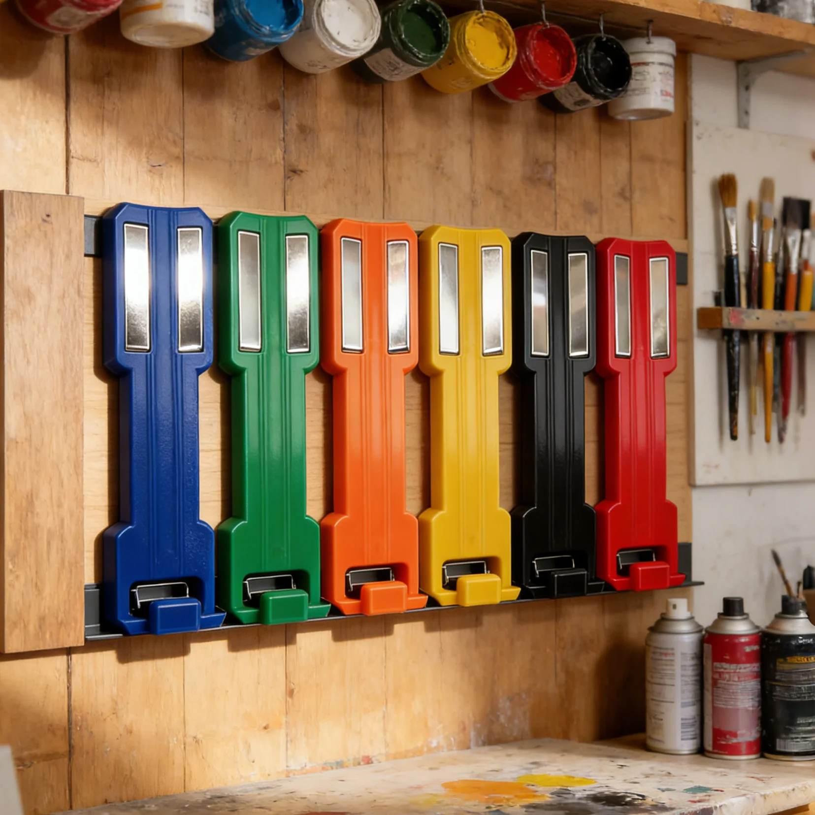 

Magnetic Spray Can Holder Kitchen Storage Tool-Free Installation Magnetic Organizer Saving Storage Space Rack Home Storage Tool