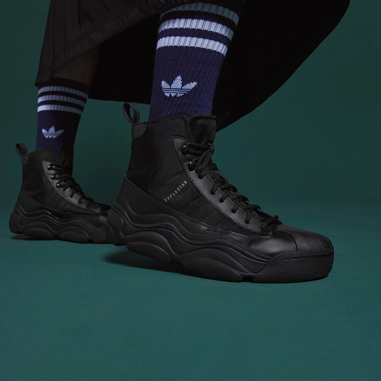 

Adidas genuine clover women's classic shell top high top sports boots IG5320