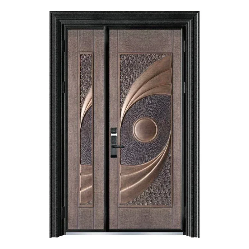 2024 Factory Wish High Quality Exterior Villa Main Entry Bullet Proof Steel Door