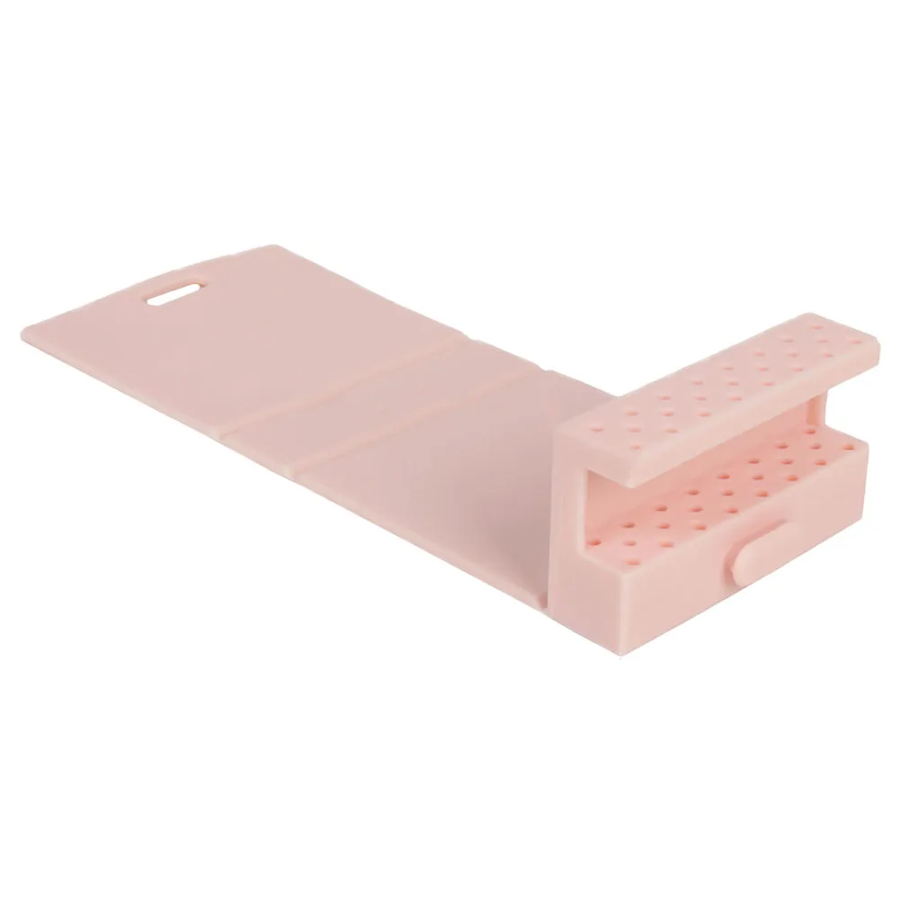 

Nail Drill Bits Holder Storage Rack Manicure Tool Silica Gel Display Box Plastic Organizer Multifunctional Stable Practical Nail