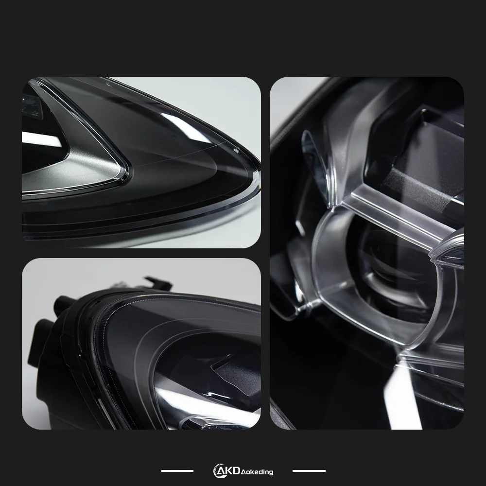 

Auto Parts For Porsche Cayenne Headlights 2011-2018 latest Styling LED Daytime Lights Dual Projector Car Accesorios Modified