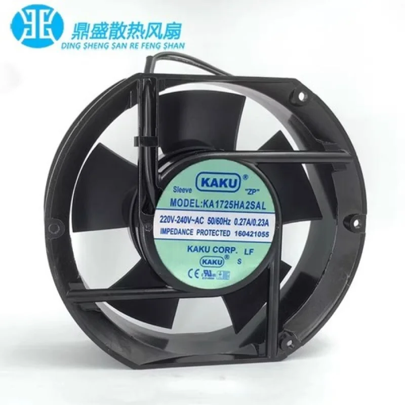 

Y ДЛЯ KAKU KA1725HA2SAL Вентилятор охлаждения переменного тока 220–240 В 17251 0,27 А/0,23 А