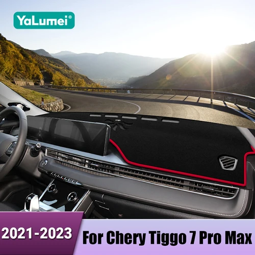 Cubierta para salpicadero de coche, alfombrillas antideslizantes Anti-UV, accesorios para Chery Tiggo 7 Pro Max 2021 2022 2023 Tiggo7 Pro