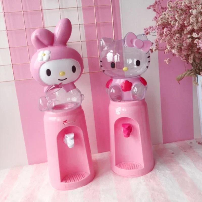 Miniso 2L Sanrio Cartoon Hello Kittys My Melody Desktop Water Dispenser Cute Beauty Couple Large Capacity Toys for Girls Gift