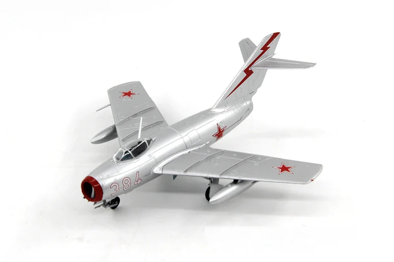 1/72 37130 Soviet Mig-15 fighter model red 384 # 1951 model  Finished product collection model