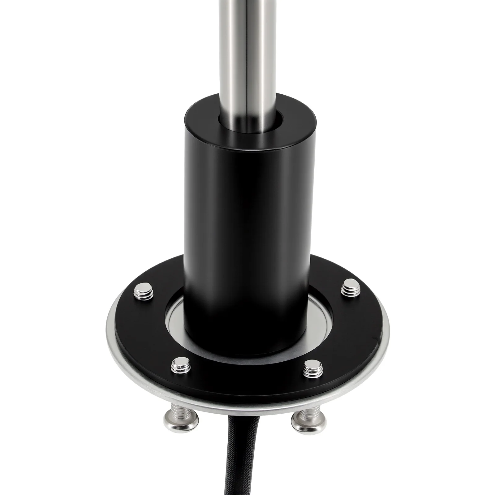 100-550mm Water Level Sensor 0-190ohm Digital 52MM Water Temp+Water Level Gauge+Voltage with Flash Alarm Blue LED Car Boat Yacht