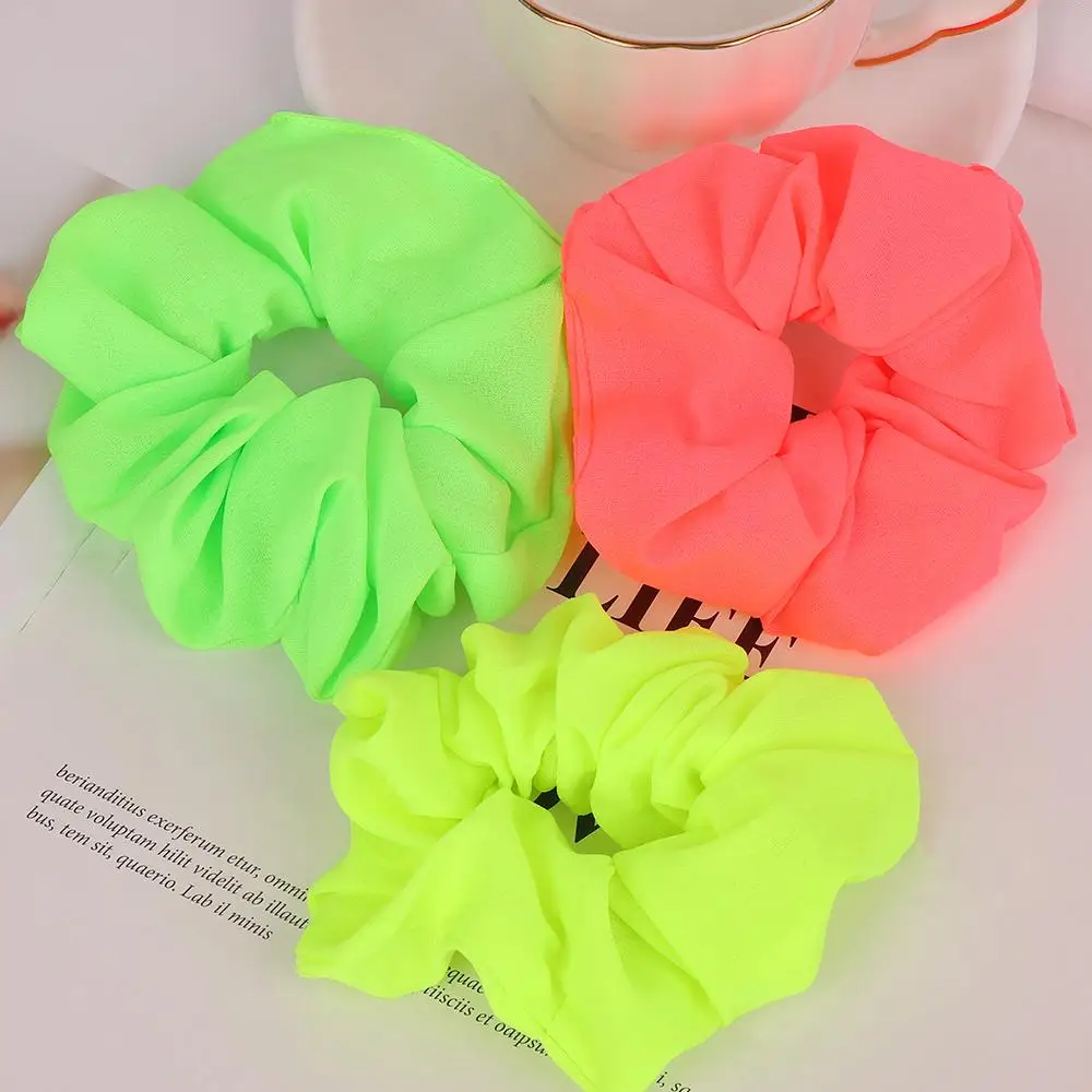 Elastic Neon Colour Ponytail Holder Hair Accessories Hair Rope Headwear Hair Ties