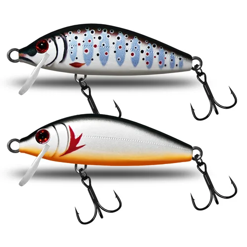 Imagen 2 del producto Top TACKLE INDUSTRIES-señuelo de pesca de pececillo hundido, 6cm, 8g, señuelo Artificial para trucha, corriente, lago, Jerkbait, pesca en roca, cebos duros