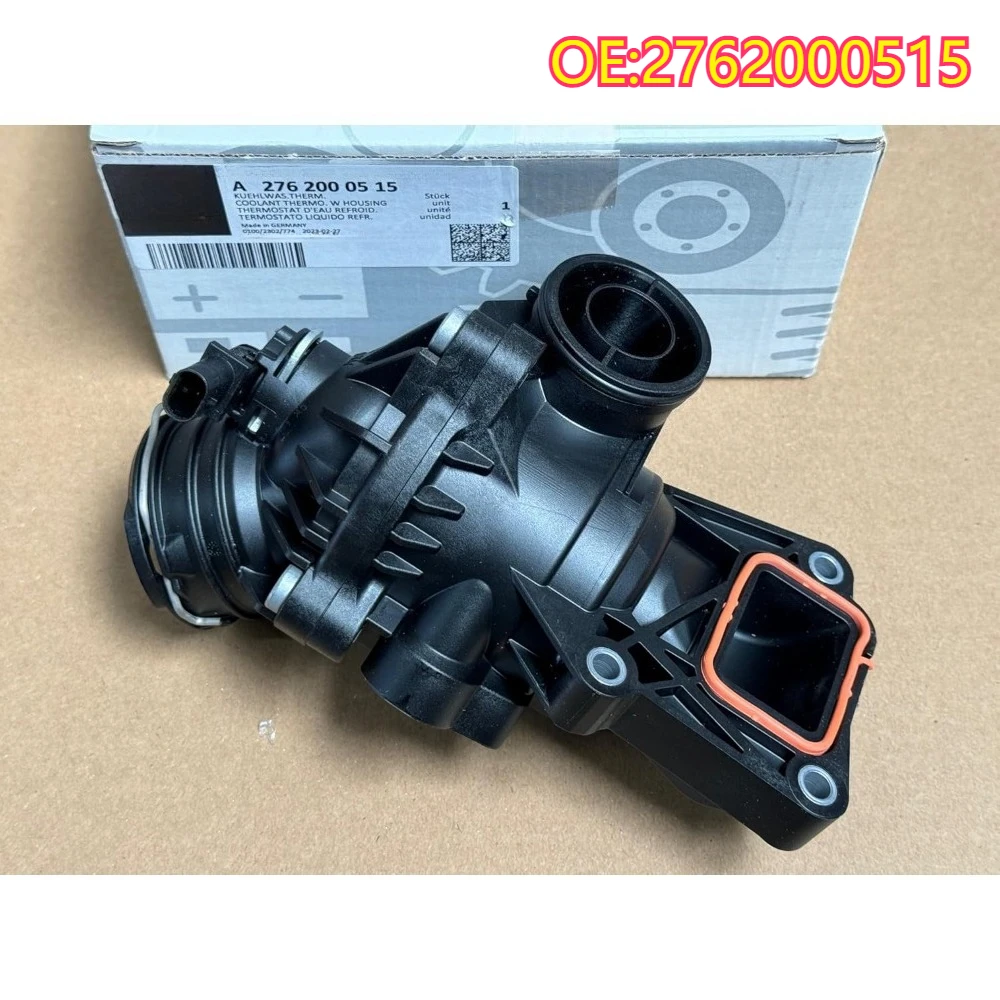 

High quality New For 2762000515 Koelsysteem Thermostaat Voor Mercedes Benz W221 W204 W222 W166 C350 E350 GLE350 ML350 3.5L