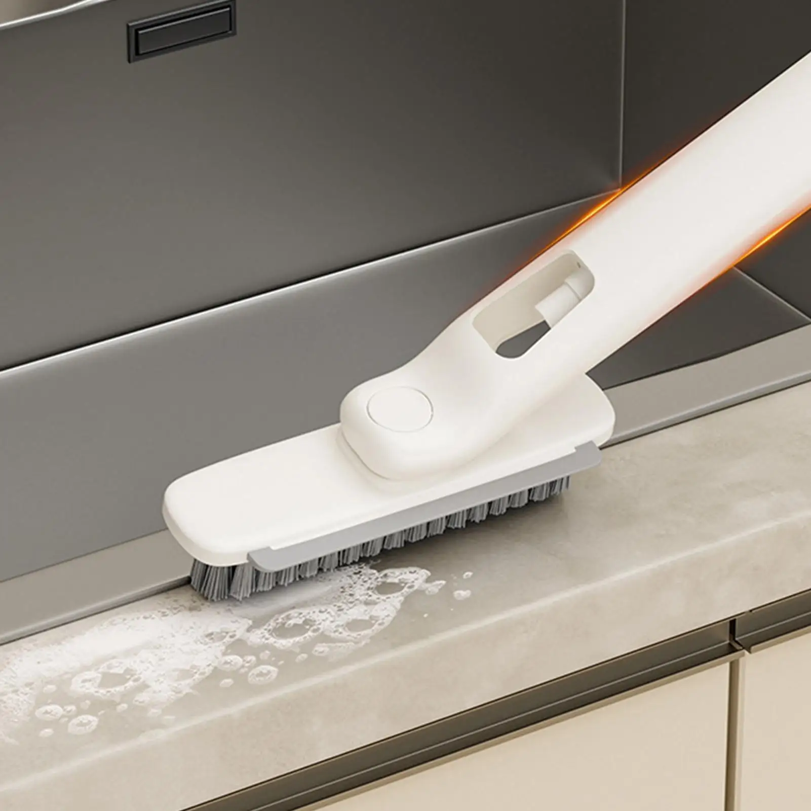 Spazzola per la pulizia delle malta Prodotti ergonomici per la pulizia della casa Spazzola per la pulizia stretta della cucina per la doccia del bagno di casa con scanalatura