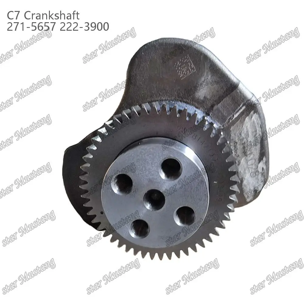 Crankshaft C7 Forged Steel 271-5657 222-3900 For Caterpillar Engine