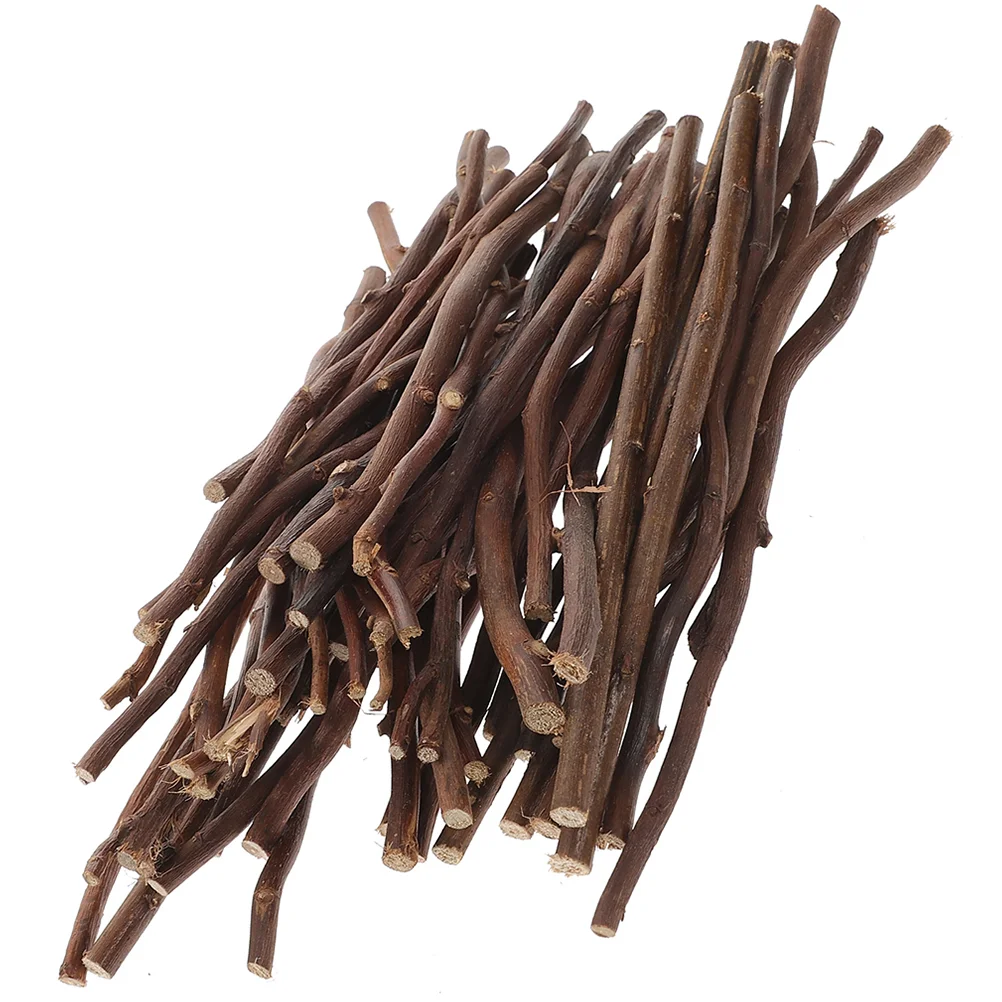 

50 Pcs Autumn Natural Dry Branches Fall Home Decor Log Wood Prop Sticks for Crafting