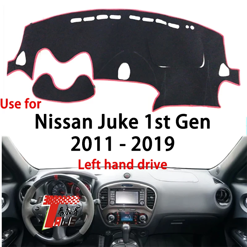 2 Layers polyester Car Inner Dashboard Cover For Nissan Juke F15 2011 2012-2019 Left hand drive Dash Mat Sun Shade Pad cooling