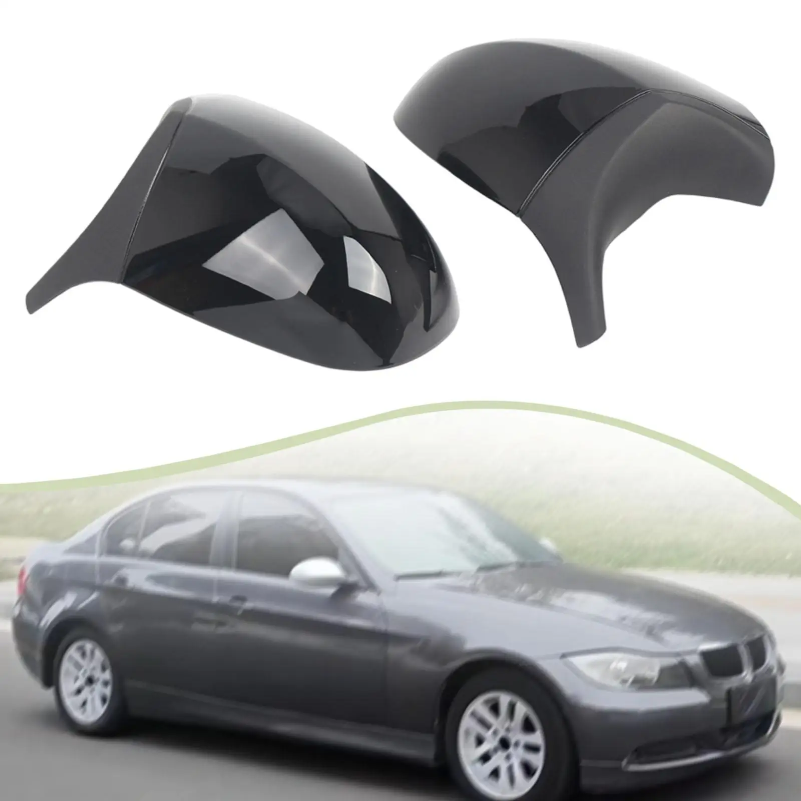 

Mirror Covers Easy to Install 51167205291 51167205292 Auto Accessories Mirror Housing Directly Replace for E92