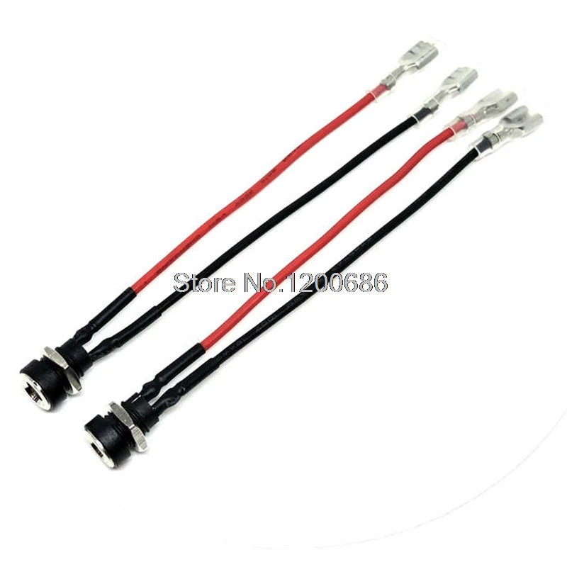 

1007 20AWG 4.8MM to dc jack 5.5/2.1 female connector 5.5 2.1 DC 4.8MM Female