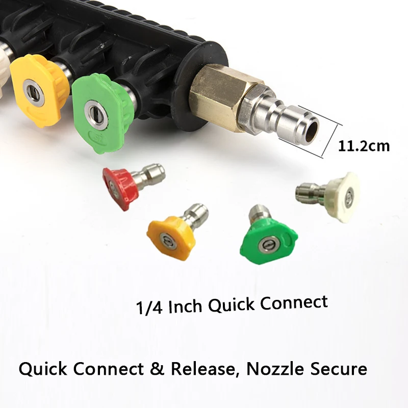 High pressure cleaning machine extension rod 15cm 1/4 