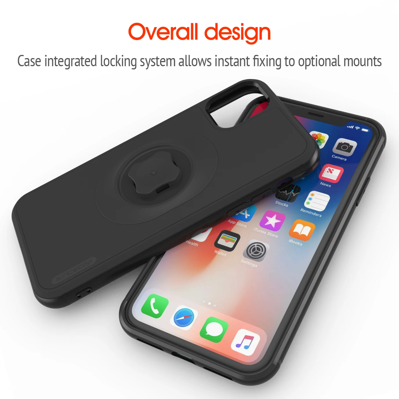 Untuk Apple iPhone 12 11 8 7 Pro X XS XR Max Plus SE Mini Pelindung Penutup Belakang Keras Casing Ponsel Tahan Benturan PC dengan Dudukan Adaptor