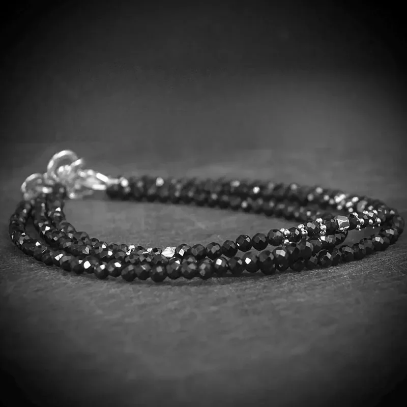 Black Spinel  Spiritual  Healing Stone Bracelet