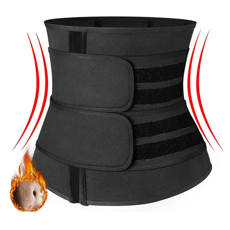 Waist Trainer Corset for Men Workout Sauna Sweat Belly Trimmer Belt Sports Compression Body Shaper Fitness Weight Loss Girdles