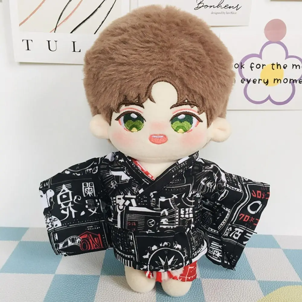 Japanese Style Cotton Doll Clothes Kimono Jeans Cotton Doll Suit Set DIY Collection Plush Toy Clothes Children's Gift