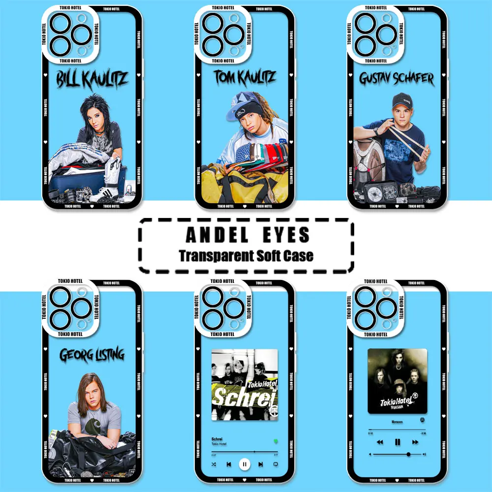 Tokio Hotel Tom Bill Kaulitz poster Phone Case For Xiaomi POCO M4 M3 X5 X4 X3 F5 F3 GT F6 PRO NFC 11 11T LITE 5GNE 4G 5G Cover