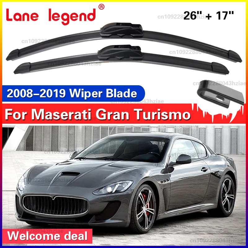 

For Maserati Gran Turismo 2008-2019 Front Windshield Wiper Blades 2pcs Windscreen Window Accessories 2009 2012 2014 2016 2018