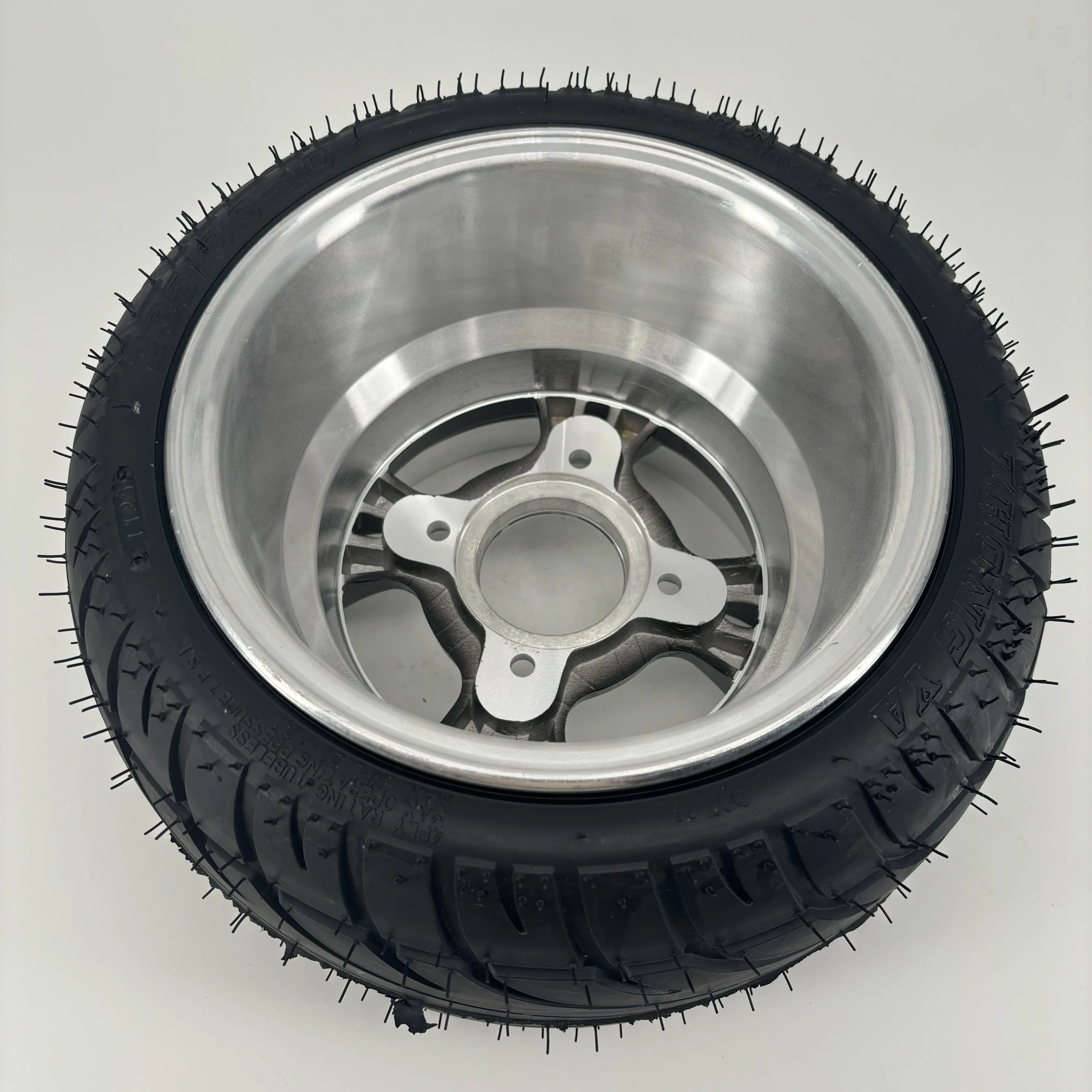 

Vacuum Tire 235/30-10 Tire Hub Kart ATV Electric Vehicle Modification 10 Inch Aluminum Alloy Wheel Hub with Tire