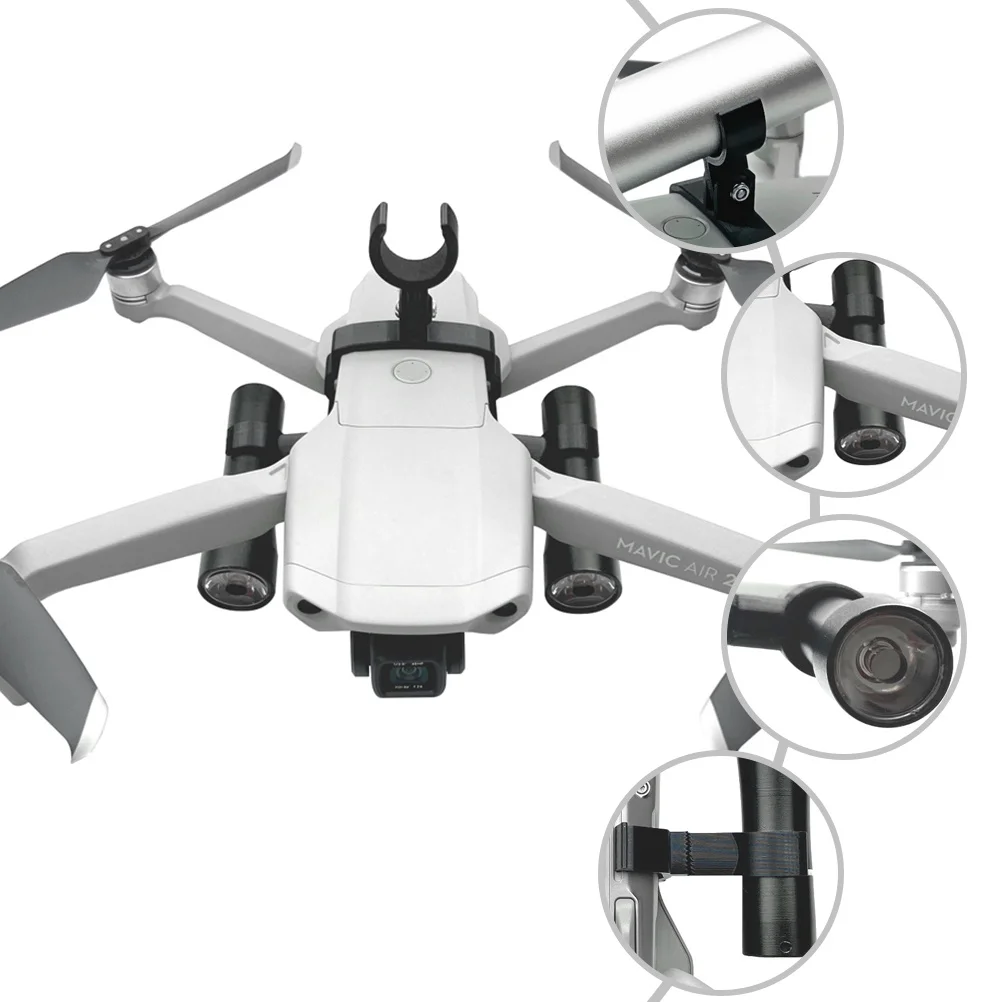 

1Set Night Light Bracket Durable Drone Light Holder Adjustable Angle Floodlight Support Vac Accessories Compact Size