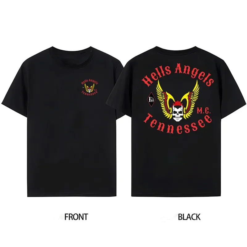 

Men Cool T Shirt Hells Angels 81 Support Graphic Shirts Casual Sports Tops Breathable Comfortable Streetwear Cotton Tee