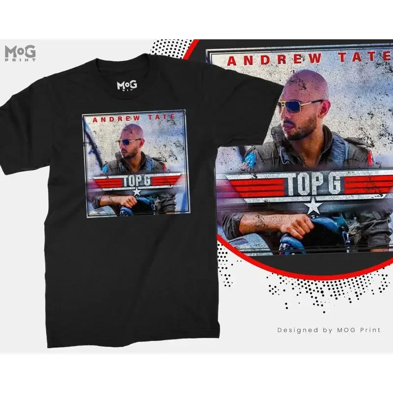 Andrew Tate Top G Parody T-shirt Tate Tik Toks Joke Hustlers Entrepreneur Unisex