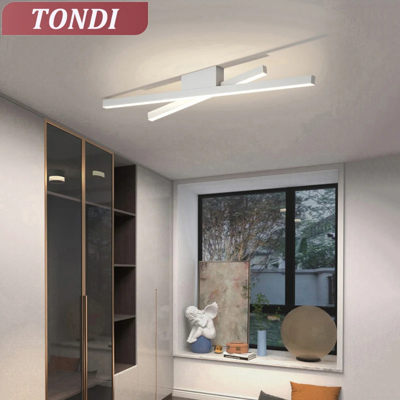 

LED Aisle Lights Strip Ceiling Light For Bedroom Balcony Corridor Cloakroom Modern Lighting Decoration Ceiling Lamp Home Light