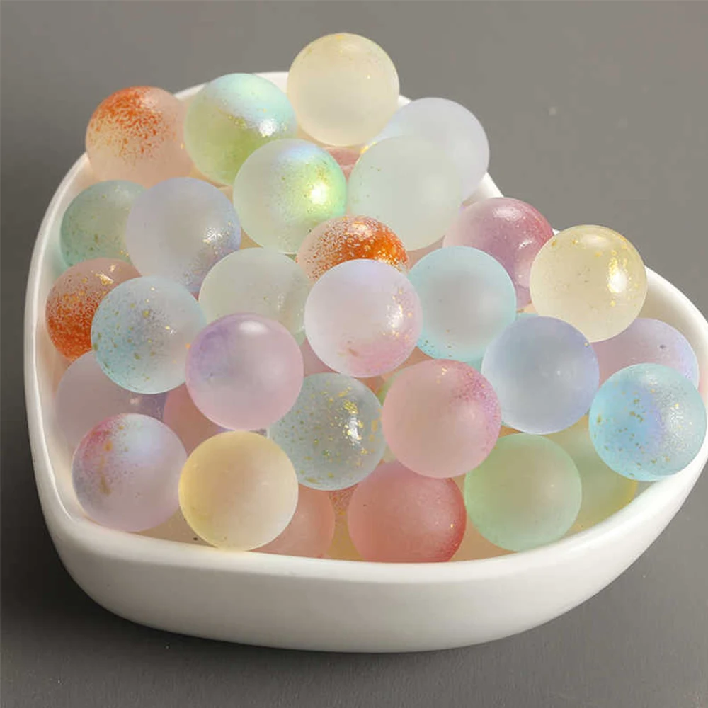 20-200Pc Dia12mm Non porous Colorful Glass Ball Creative DIY Handmade Material Fabric Paper Wood Plastic Surface Decorative Ball